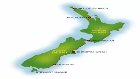 New zealand map1