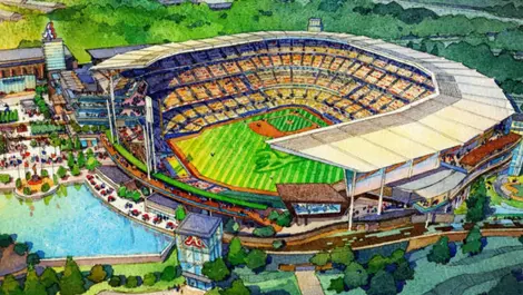 Billion-dollar sports stadium gets new roof