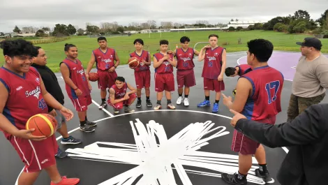 Auckland Council, Spark open their final community basketball court in Glen Innes