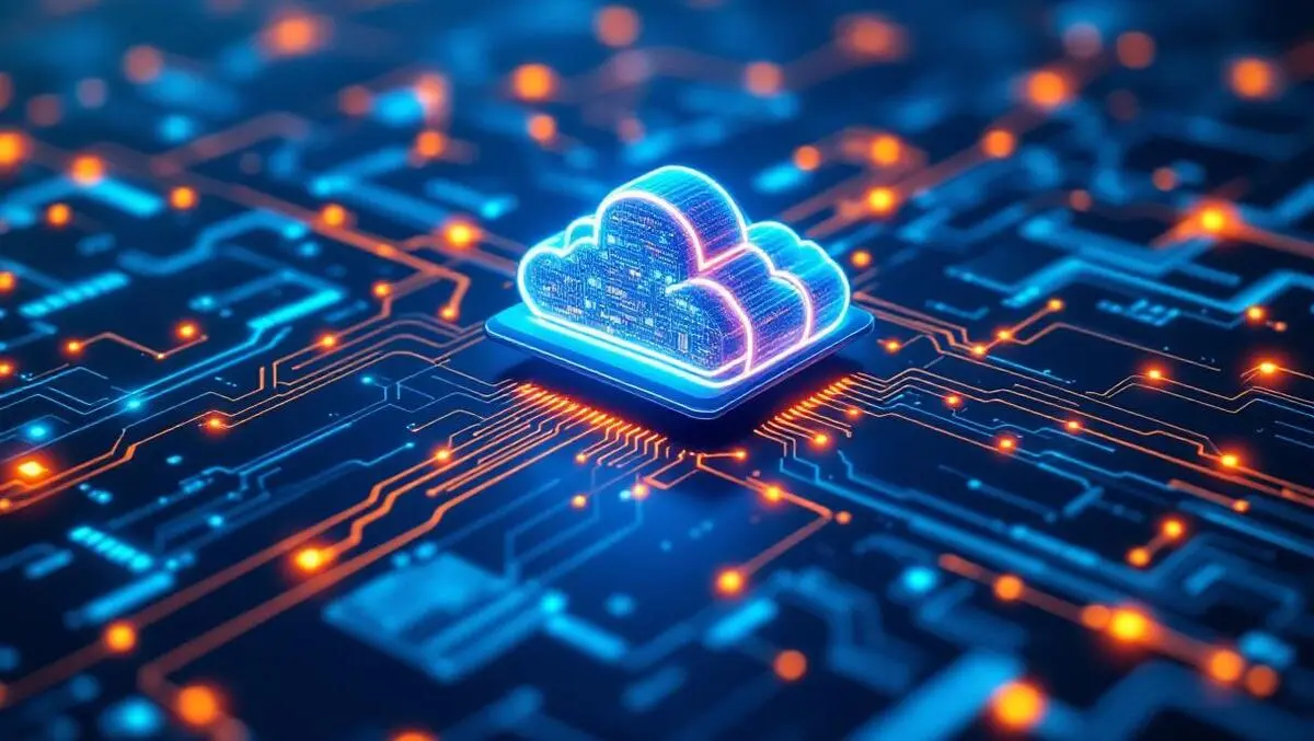 Interconnected cloud servers data streams glowing lines network nodes virtual environments