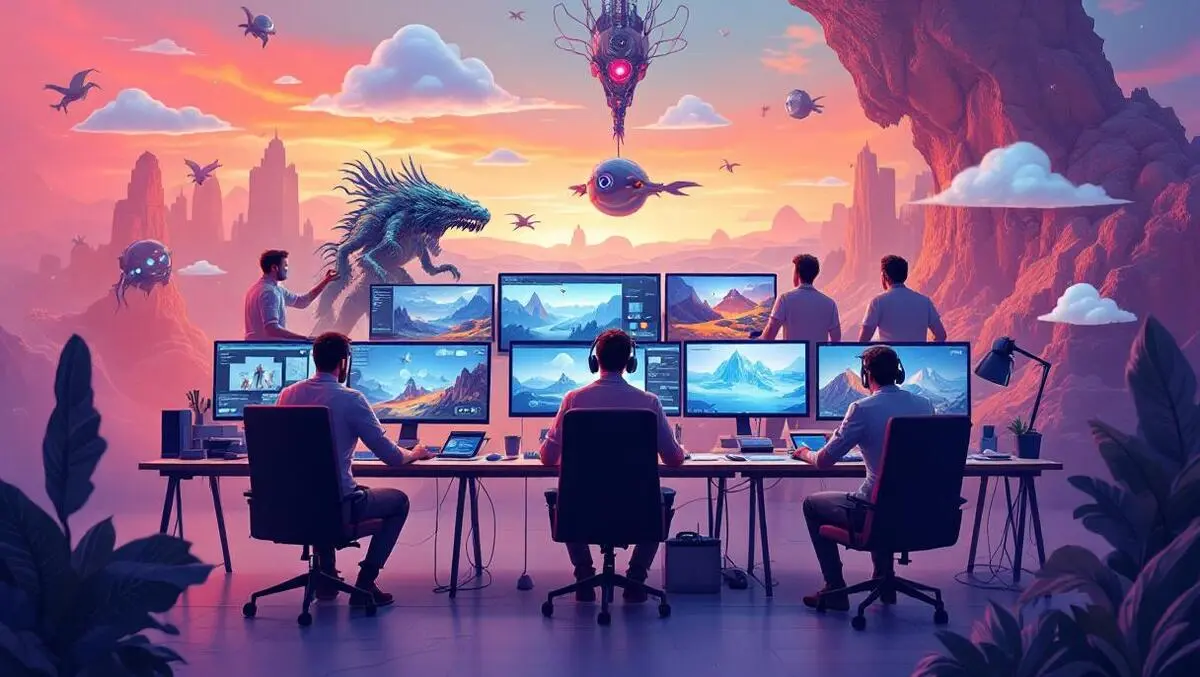 Vfx artists 3d creatures cinematic landscapes ai cloud computing creative process