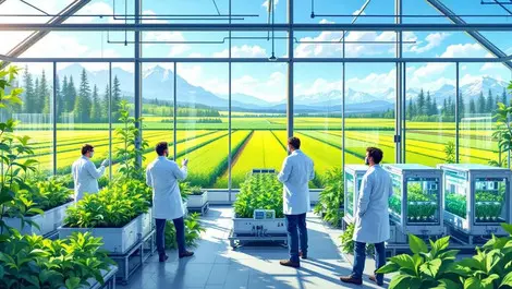 Canadian research greenhouse scientists bioreactors green growth