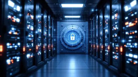 Secure data center corridor vault door quantum safe crypto
