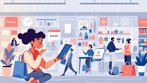 Editorial uk shopper frustrated omnichannel disjointed bags panels